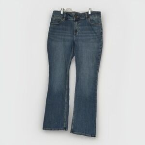 Wrangler Jeans Womens 9/10 x 32 Western Cowboy Straight Leg Blue Denim (34x31.5)